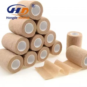 Cashmere Bandage Self-Adhesive Elastic Grip Cover Bandag Latex Free/Latex Non Woven Cohesive Bandage Vet Bandage Animal Bandage