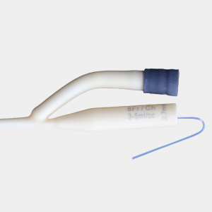 Disposable silicone coated latex foley catheter 2way 3way 4way with silicone coated