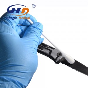 Environmental Sampling Swab Individual Sterile Packed Disposable Swab Nylon Nasopharyngeal Swab