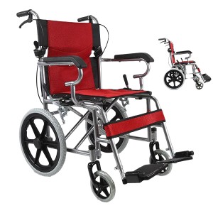 Manual wheelchair portable folding