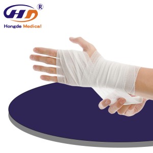 HD-816 Medical Conforming PBT First Aid Bandage High Quality Customized Printed Conforming Elastic Bandage with Crepe
