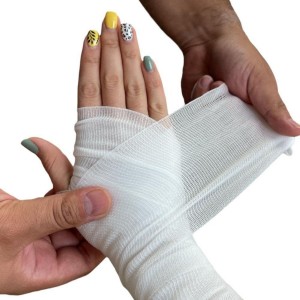 PBT First Aid Bandage High Quality Thick Sterile PBT Gauze Cohesive Elastic Bandage OEM