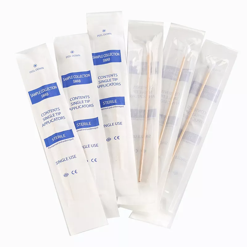 Wooden Sample Collection Cotton Swab