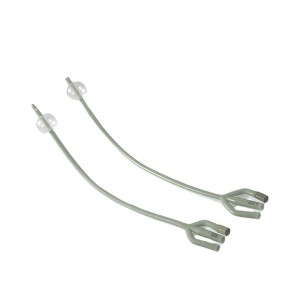Disposable silicone coated latex foley catheter 2way 3way 4way with silicone coated