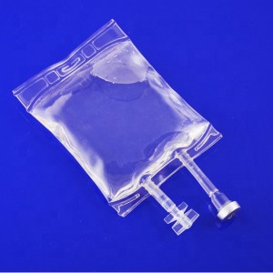 PVC non-pvc IV infusion bag double ports