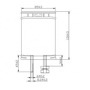 PVC non-pvc IV infusion bag double ports
