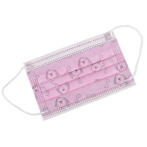 Custom Kids Children Cartoon 3ply Face Mask With Ear Loop